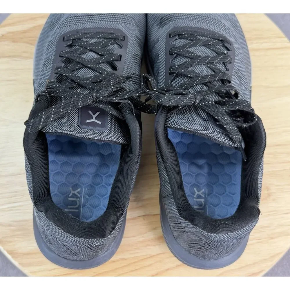 Flux Adapt Graphene Pro Mens Sz 11 Black Gray Athletic Running Shoes Sneakers